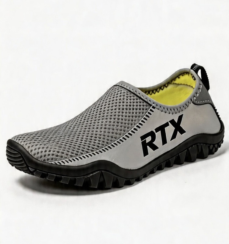 RTX Bold Mesh Slip-On Water Shoe - Gray